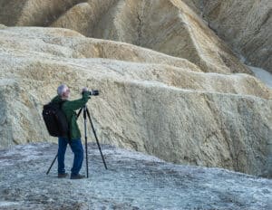 David Hoffman photographing Death Valley Photo by Franka Gabler