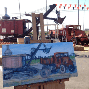 Antique Farm Vehicles Image
