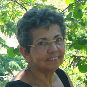 Woman smiling at camera