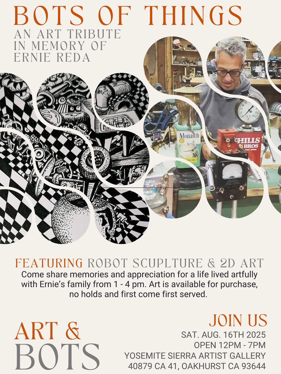 Ernie Reda Tribute on August 16, 1-4pm