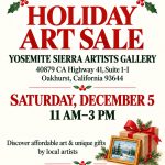 Holiday Art Sale Flyer